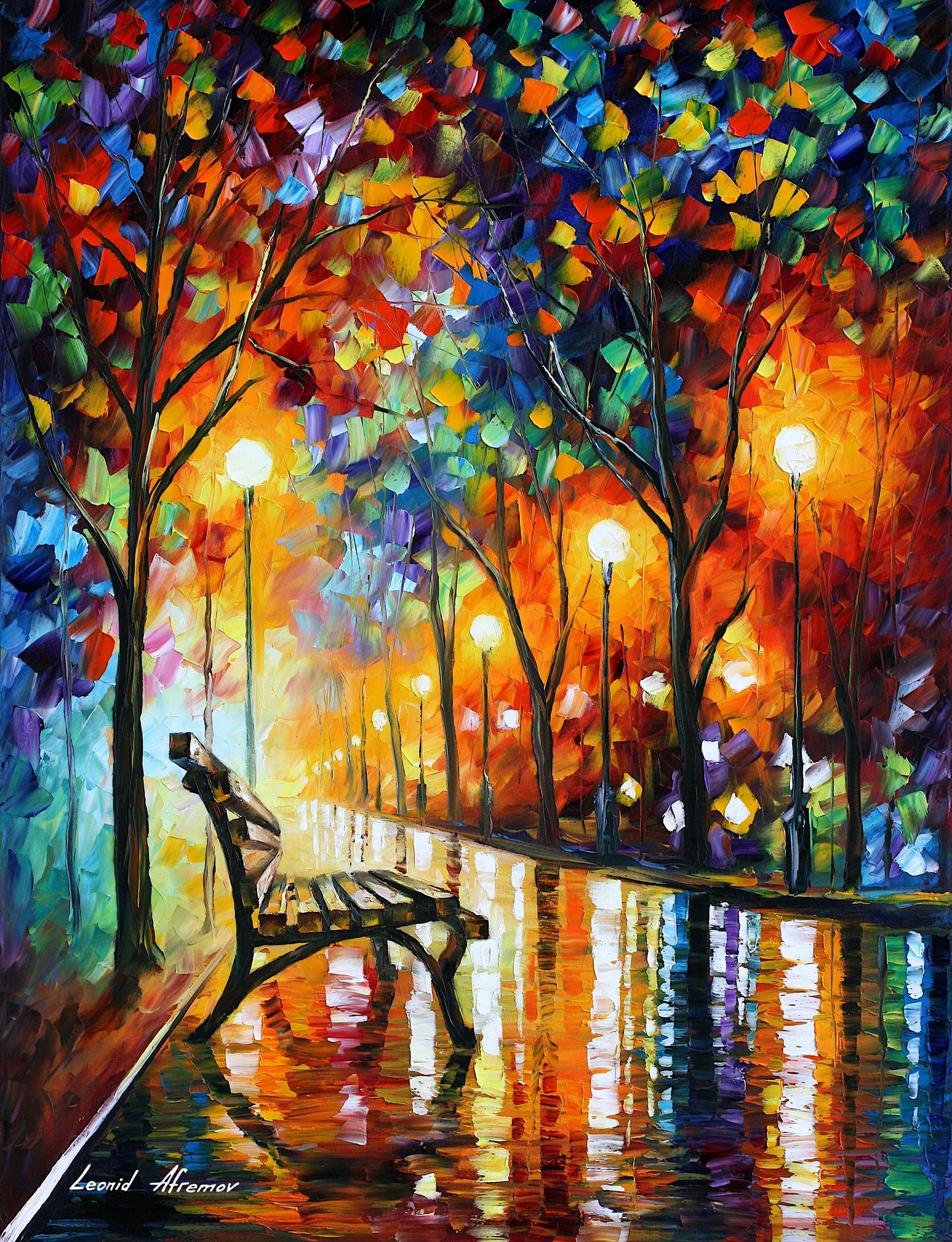 THE LONELINESS OF AUTUMN - Afremov - Paint By Numbers Kit