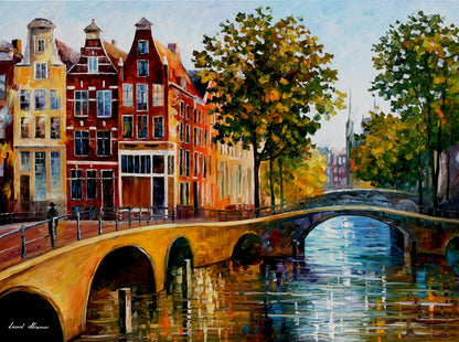 THE GATEWAY TO AMSTERDAM - Afremov - Paint By Numbers Kit