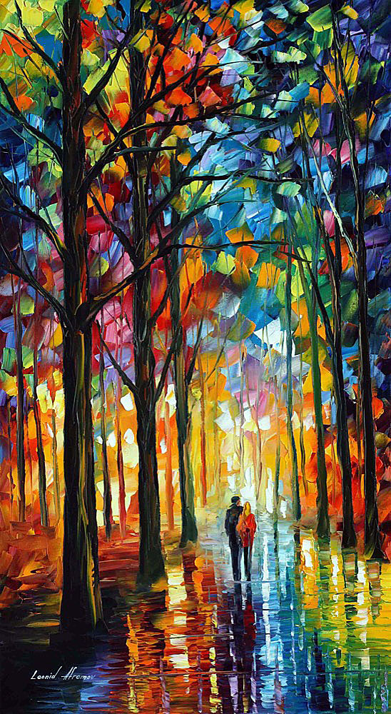 DATE IN THE PARK - Afremov - Paint By Numbers Kit