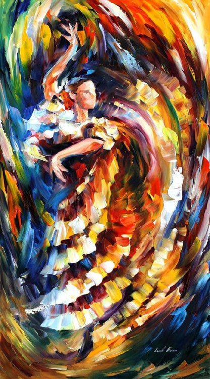 PASSIONATE  FLAMENCO - Afremov - Paint By Numbers Kit