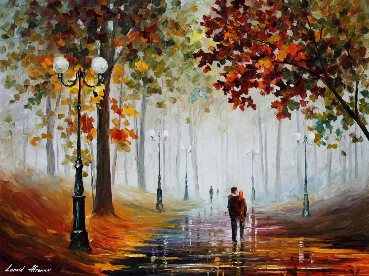 FOGGY MORNING - Afremov - Paint By Numbers Kit