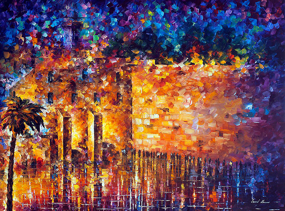 WAILING WALL - OLD CITY - Afremov - Paint By Numbers Kit