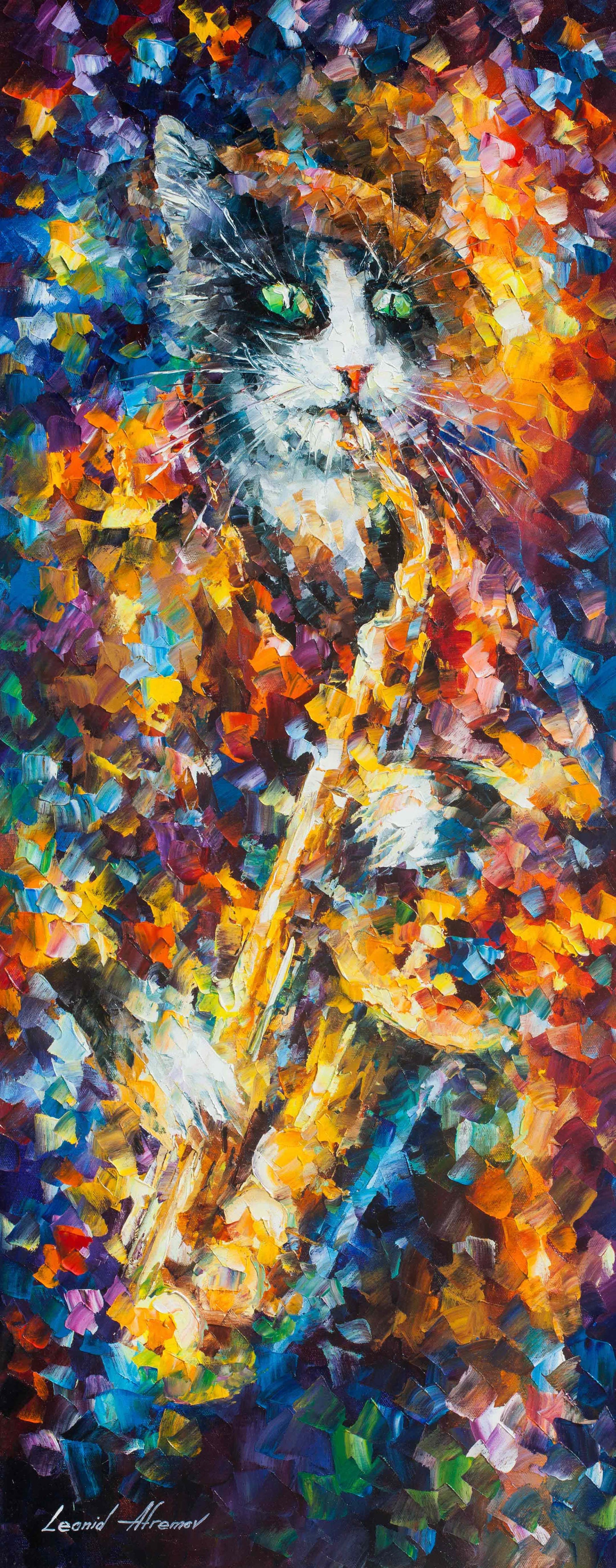 SAXOPHONE - Afremov - Paint By Numbers Kit