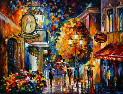 CAFE IN THE OLD CITY - Afremov - Paint By Numbers Kit