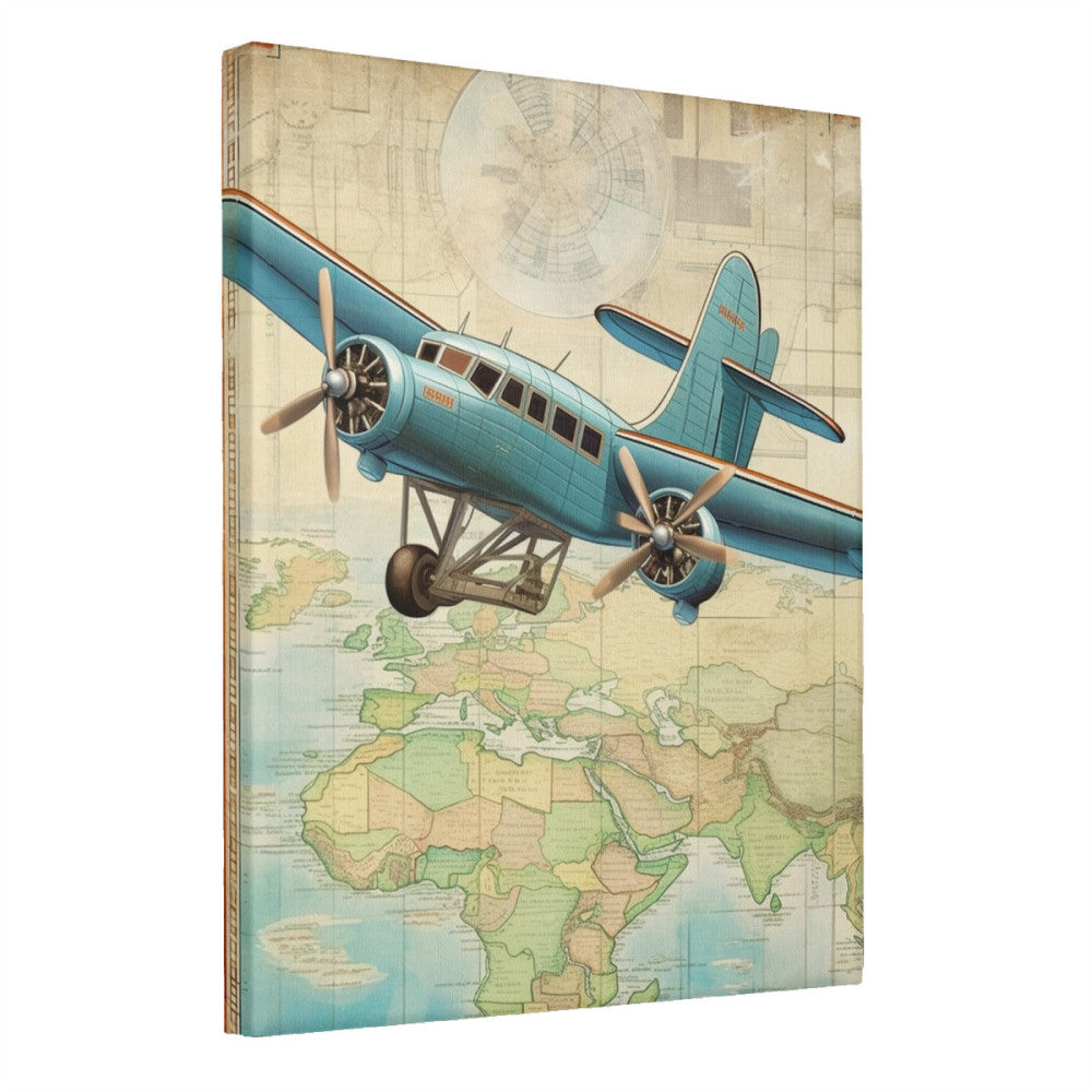 Skybound Odyssey Historic Air Travel Wall Art