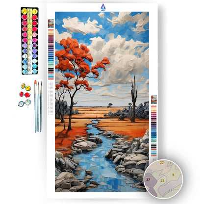 Savannah Abstraction - Paint by Numbers Kit
