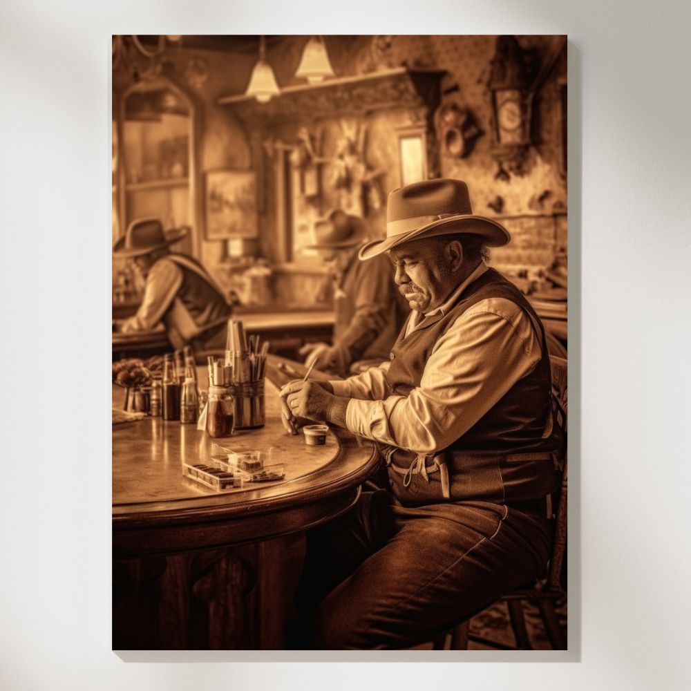 Saloon Serenity Old West Vibes Wall Art