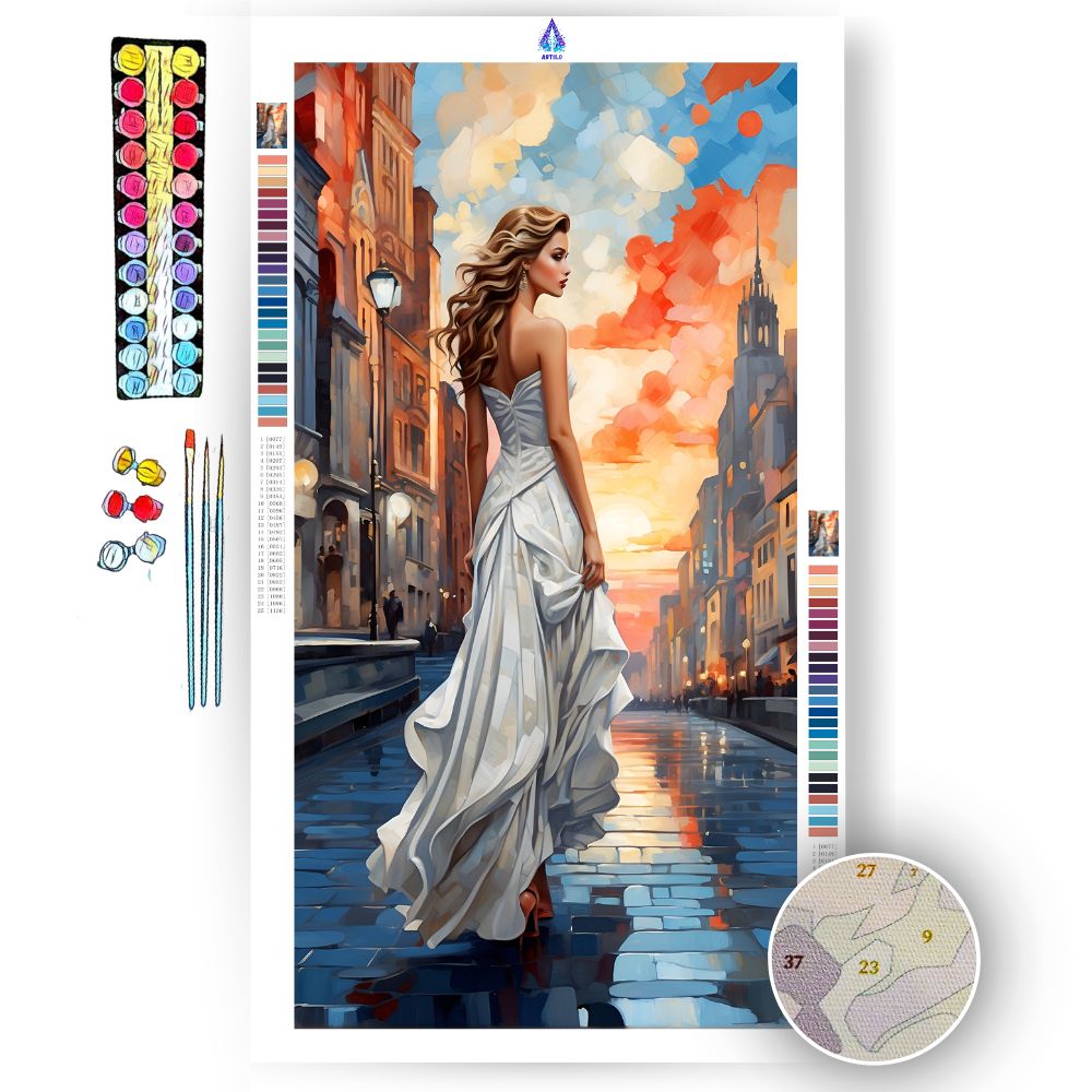 Starry City Dreams - Paint by Numbers Kit