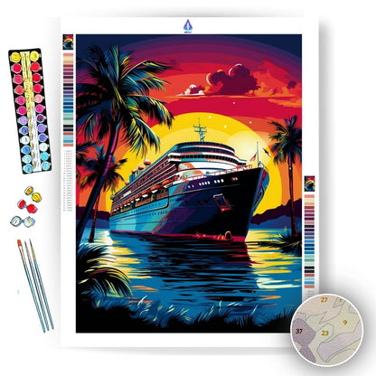 Tropical Cruise - Paint by Numbers