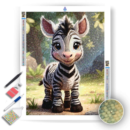 Zara's Disney Zebra Adventure - Diamond Painting Kit