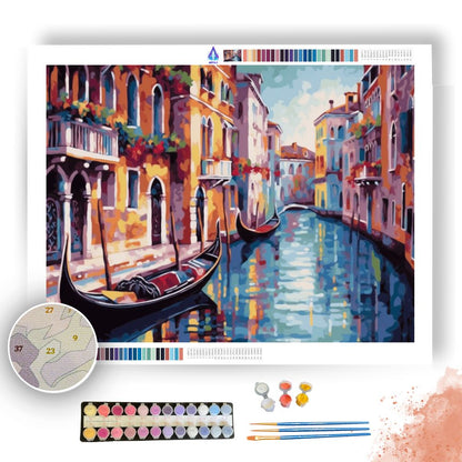 Venice's Romantic Canal - Paint by Numbers