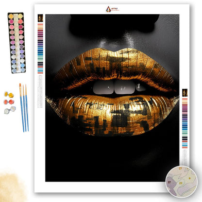 Gilded Kiss - Paint by Numbers