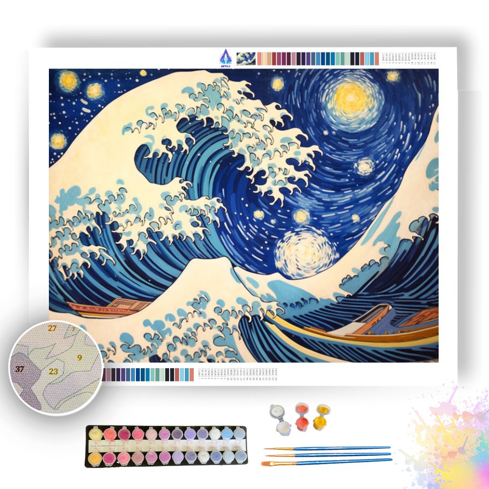 Wave of Creation - Paint by Numbers