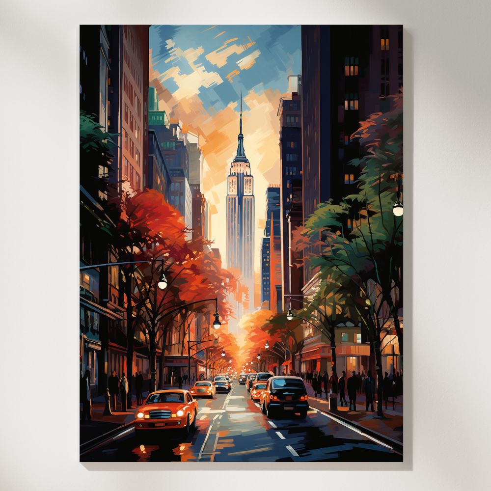 Timeless Manhattan Iconic NYC Silhouette Wall Art