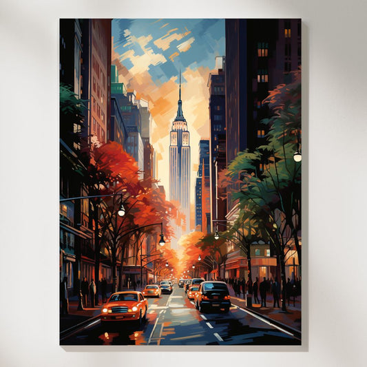 Timeless Manhattan Iconic NYC Silhouette Wall Art