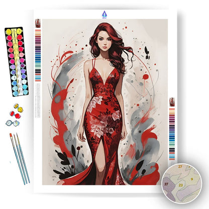 Vibrant Elegance - Paint by Numbers