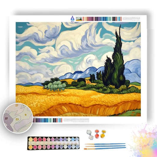 Cypress Serenity - Paint by Numbers