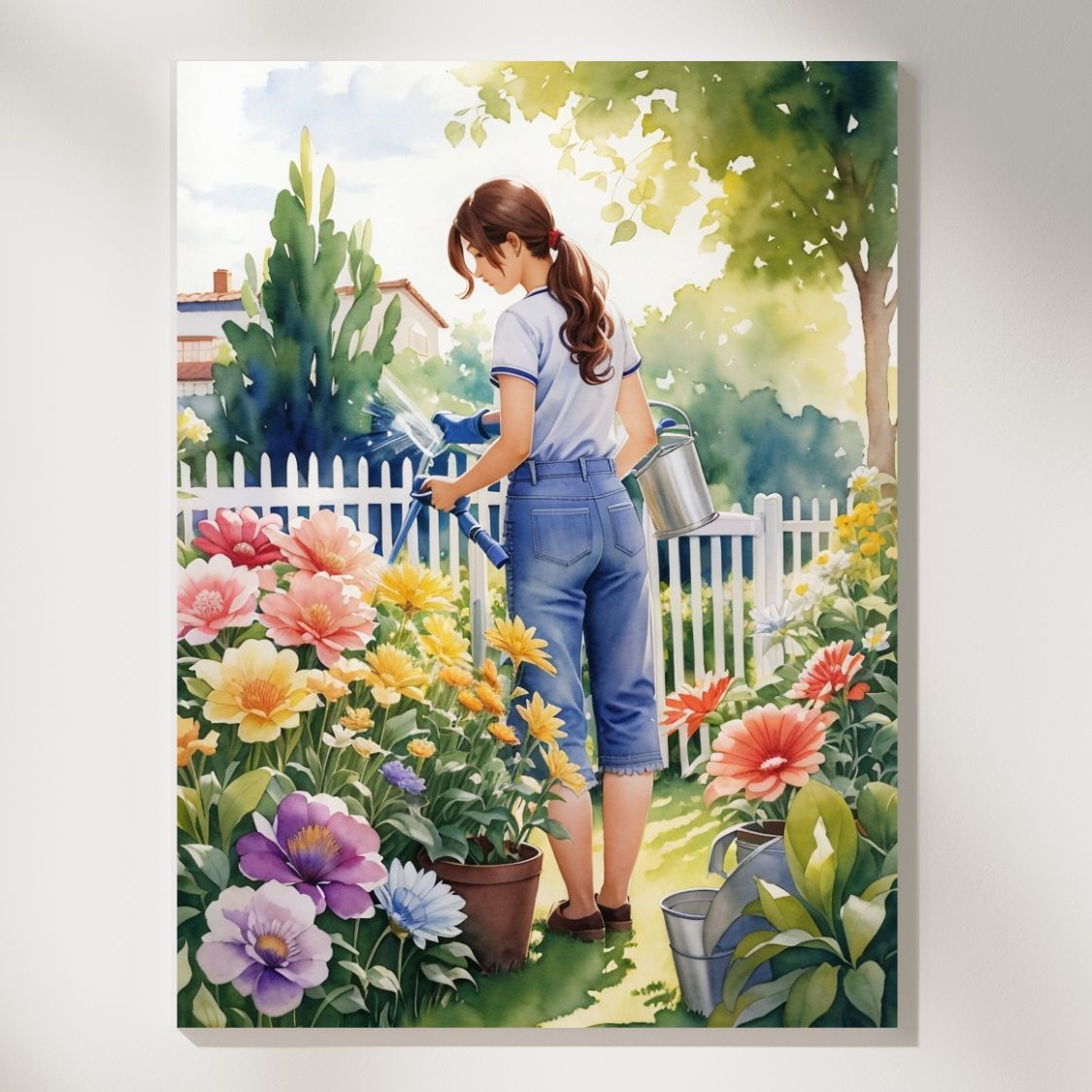 Woman Gardener - Paint by Numbers