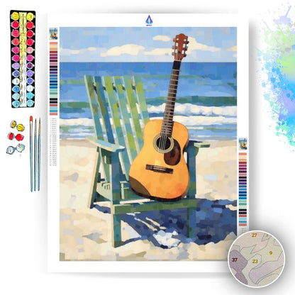 Guitar Enthusiasts- Paint by Numbers