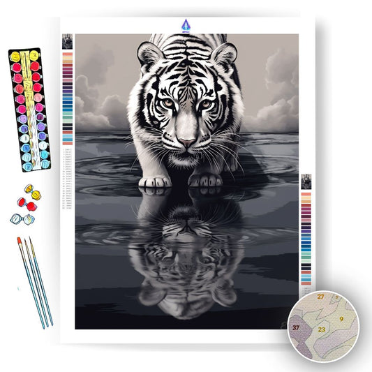 Majestic Tiger Gaze - Paint by Numbers
