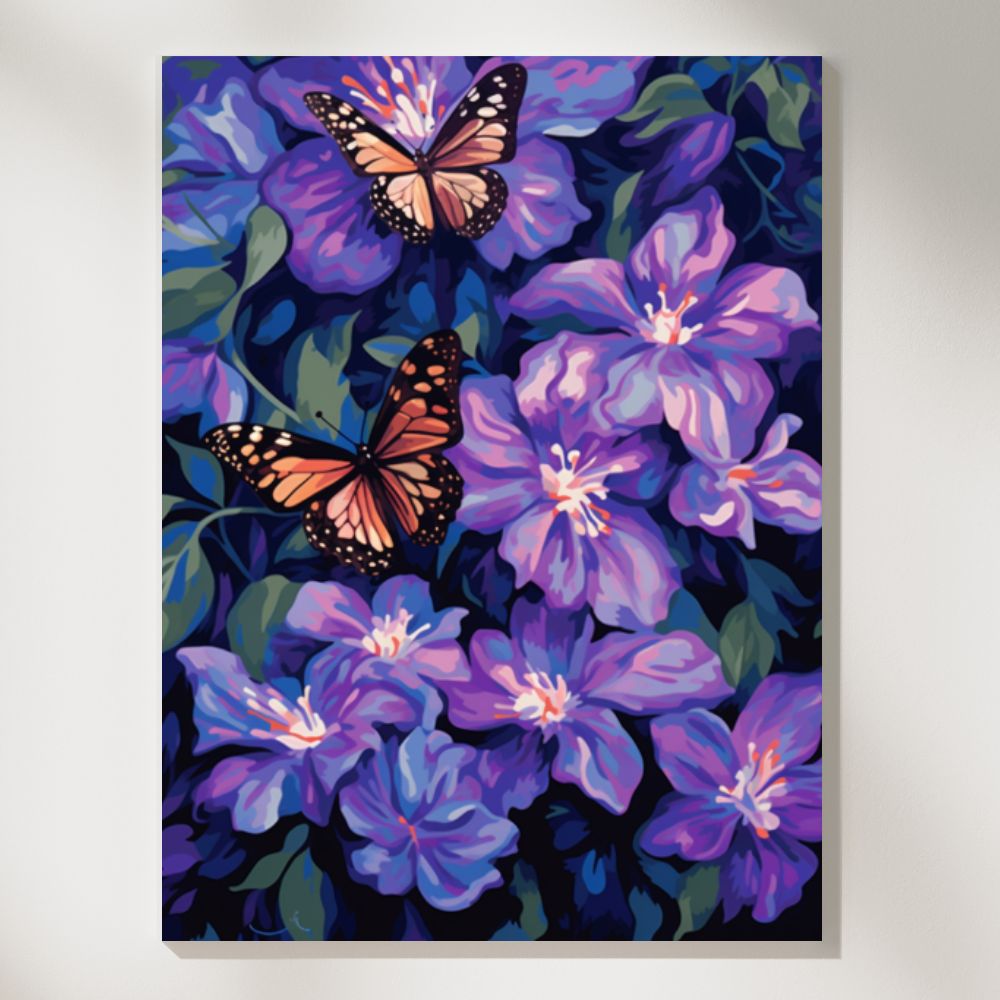 Exotic Butterfly Dreams- Paint by Numbers