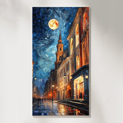 Starry Cityscape - Paint by Numbers Kit