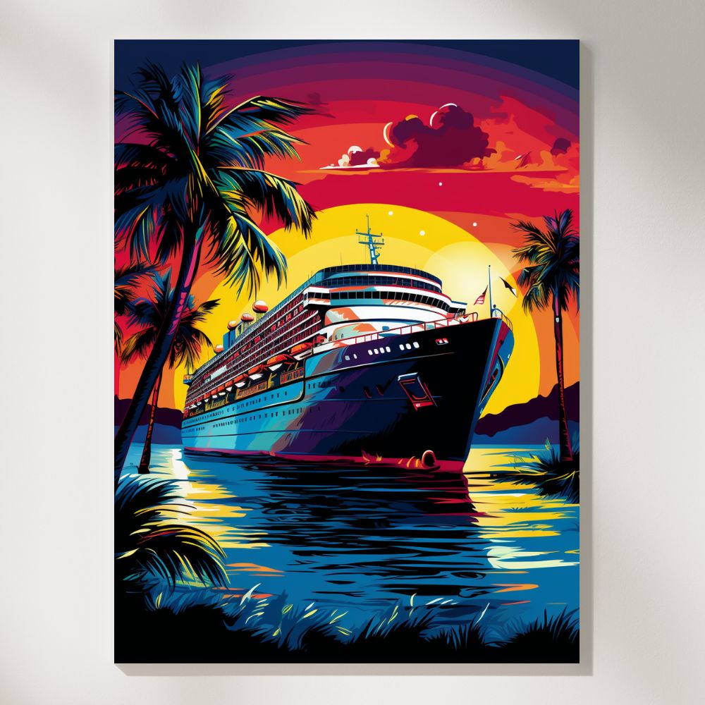 Tropical Cruise - Paint by Numbers