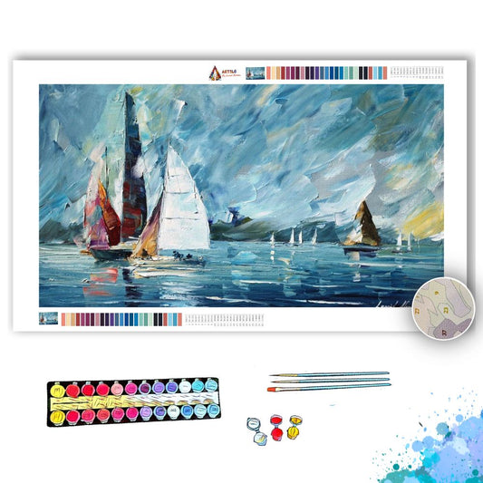 SAILING REGATTA - Afremov - Paint By Numbers Kit