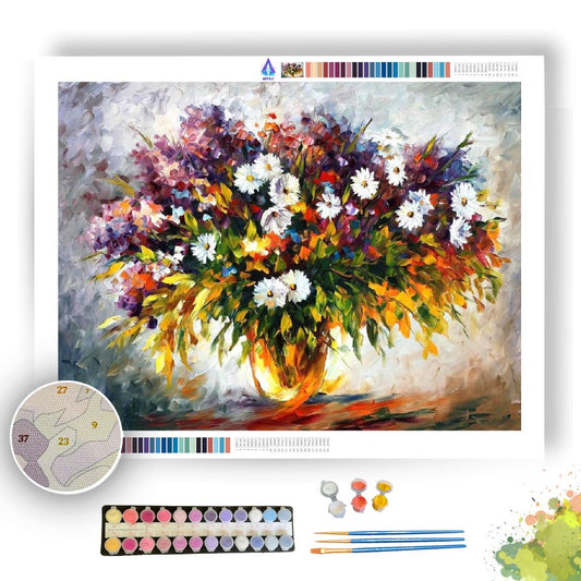 LILAC AND CAMOMILES - Afremov - Paint By Numbers Kit