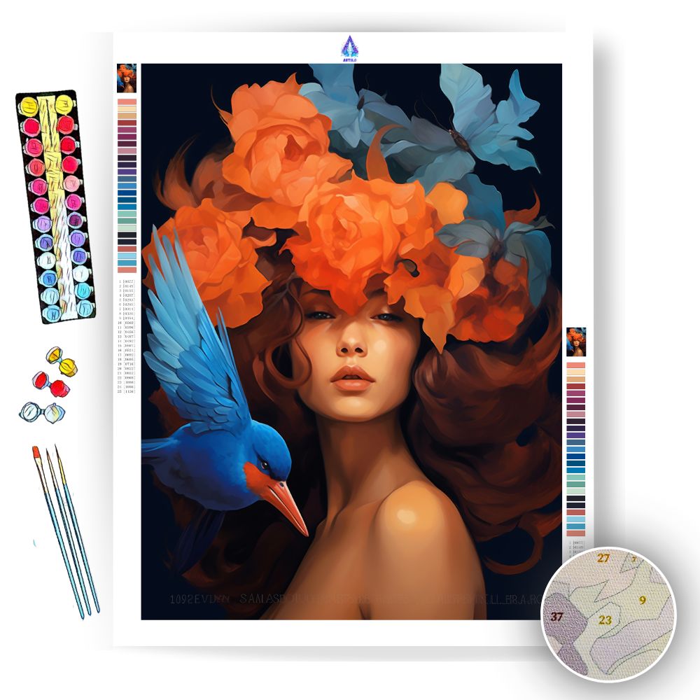 Floral Enchantment - Paint by Numbers