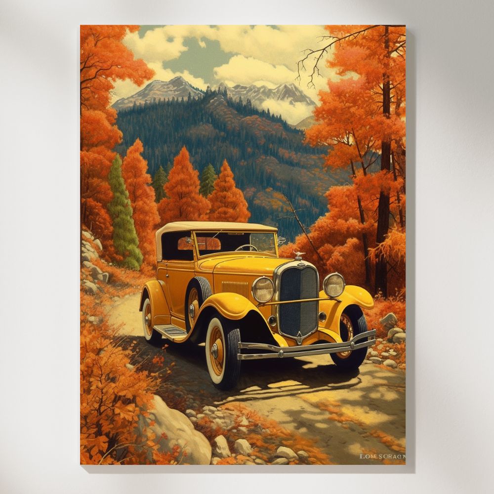 Cruisin' Classics: Countryside Drive Wall Art