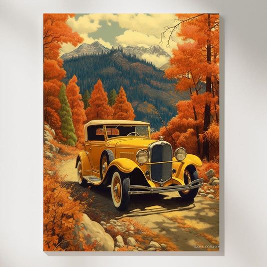 Cruisin' Classics: Countryside Drive Wall Art