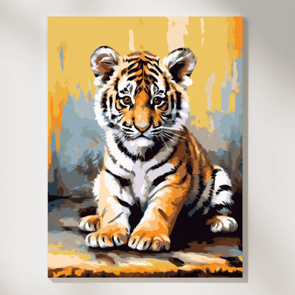 Cute Baby Tiger Wall Art