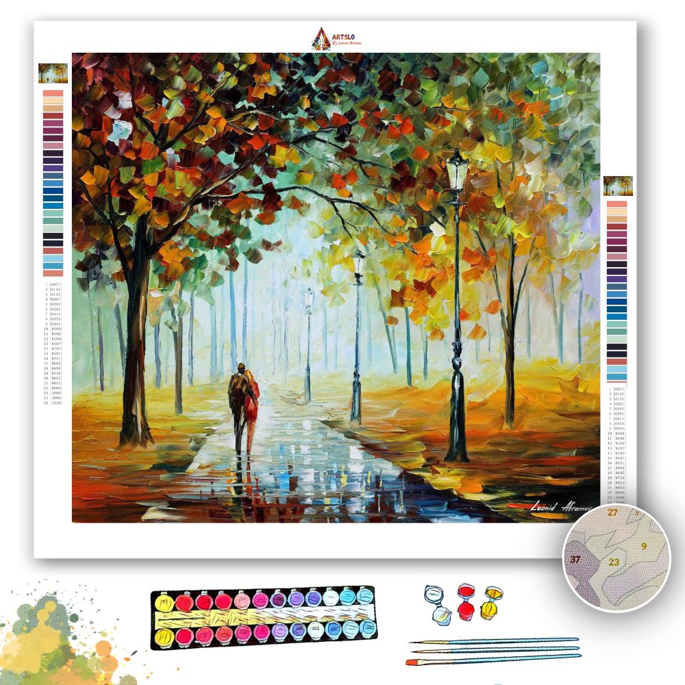 FALL LOVE - Afremov - Paint By Numbers Kit