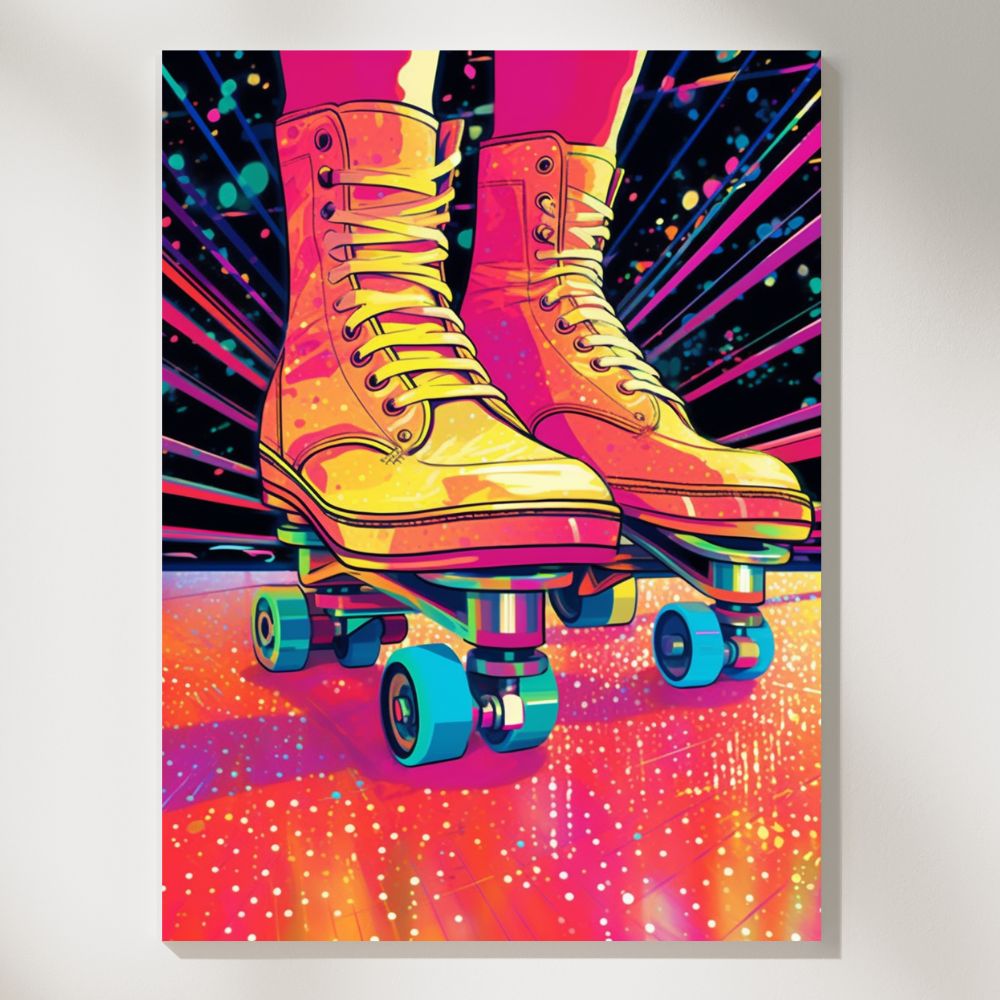 Roller Disco Revival Wall Art