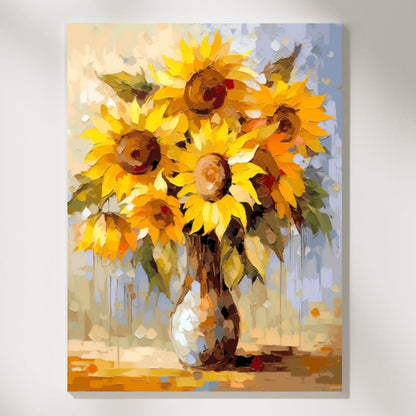 Sunflower Symphony - Paint by Numbers