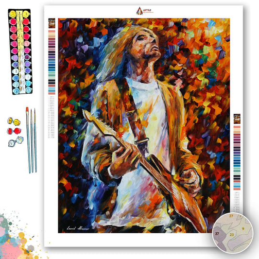 KURT COBAIN - Afremov - Paint By Numbers Kit