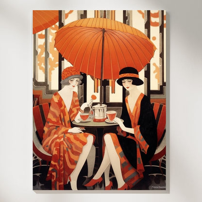 Glamour Café 1920s Parisian Delight Wall Art