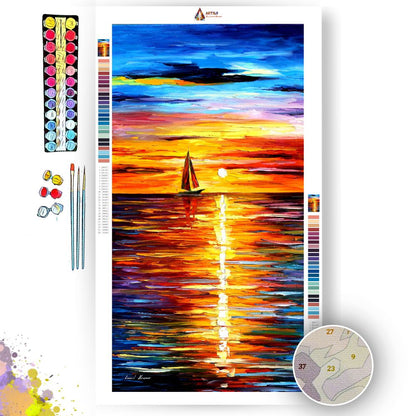 SEA REFLECTIONS - Afremov - Paint By Numbers Kit
