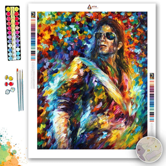 Michael Jackson - Afremov - Paint By Numbers Kit