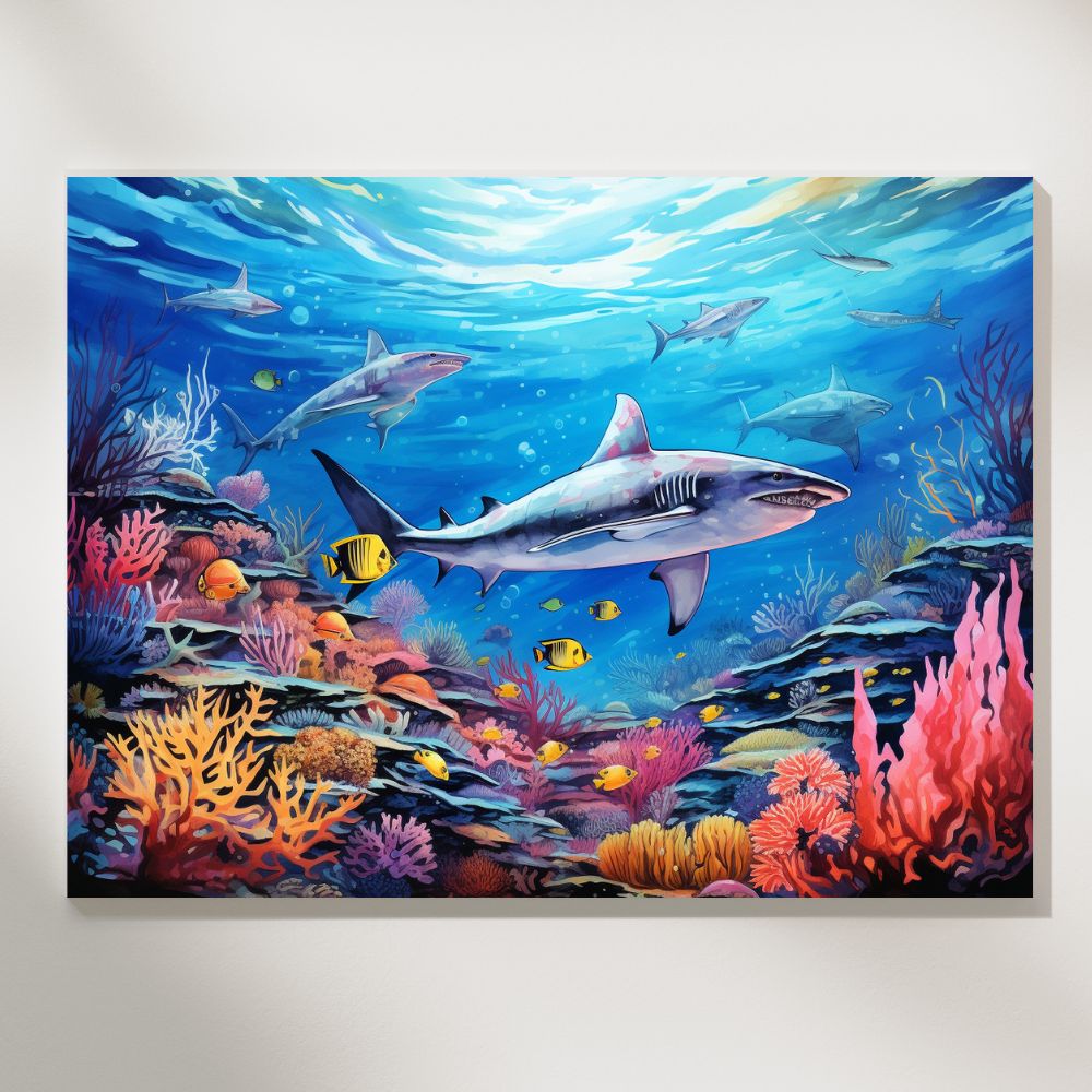 Vibrant Underwater Oasis - Paint by Numbers