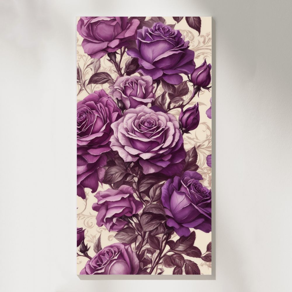 Victorian Purple Rose - Paint by Numbers Kit