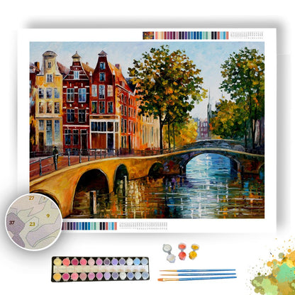 THE GATEWAY TO AMSTERDAM - Afremov - Paint By Numbers Kit