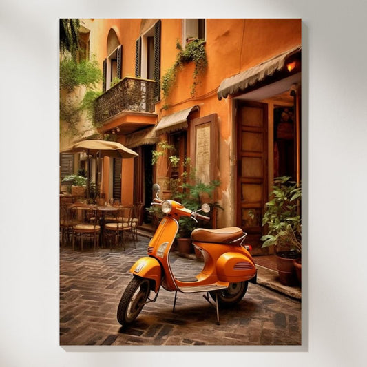 Piazza Elegance Italian Café Reverie Wall Art