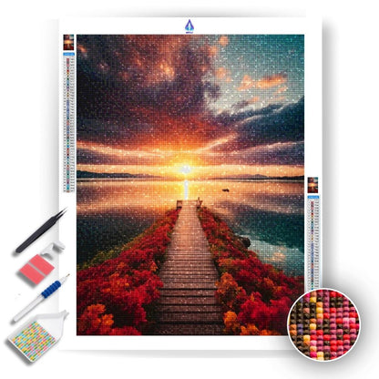 Tranquil Sunset- Diamond Painting Kit