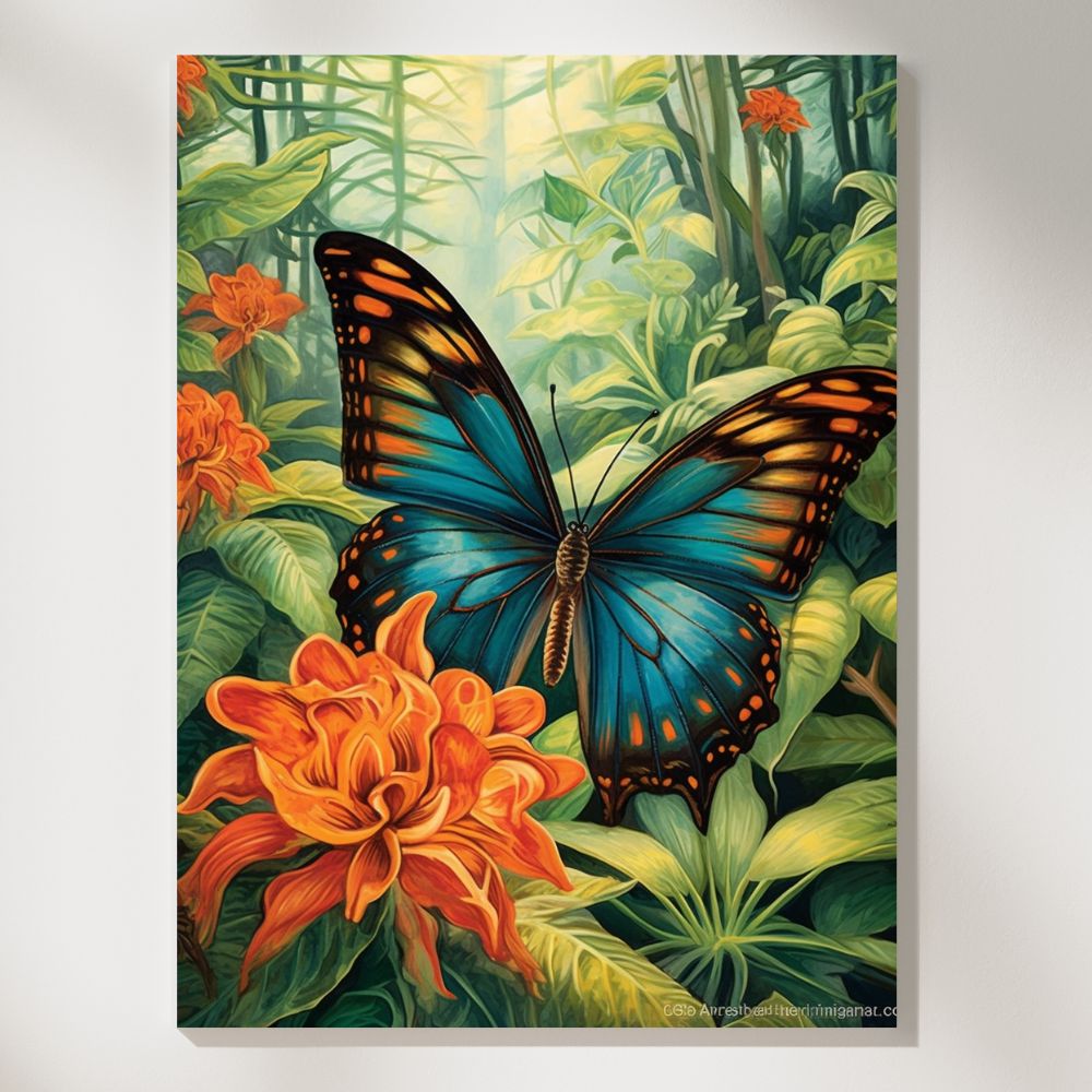 Botanical Symphony Vintage Garden Serenity Wall Art