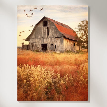 Rustic Homestead Classic Farm Life Wall Art