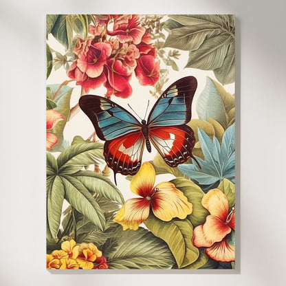 Floral Haven Vintage Botanical Oasis Wall Art