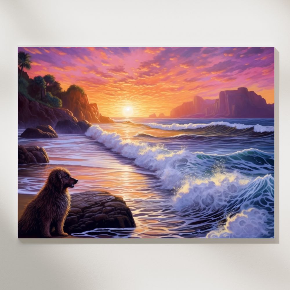 Tranquil Ocean Scene - Paint by Numbers