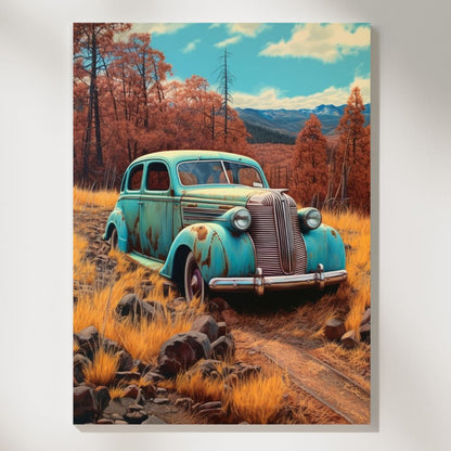 Retro Drive Countryside Cruise  Wall Art